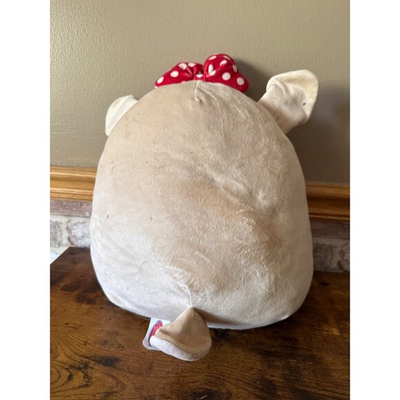 Squishmallows Rudolph  8""Licensed Clarice Plush Polka Dot Bow - Picture 2 of 13